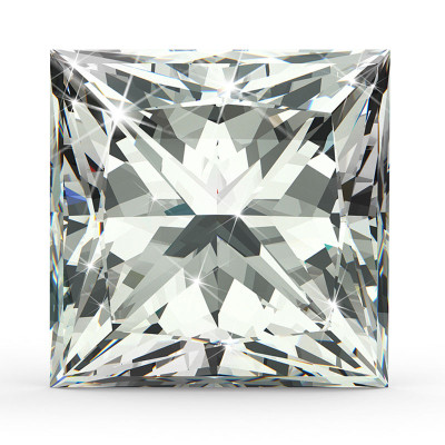 DIAMOND PRINCESS 0.60 carat / E / VVS2 / Square Brilliant 