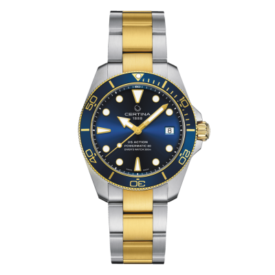 CERTINA DS ACTION DIVER SEA TURTLE CONSERVANCY SPECIAL EDITION 38MM MEN'S WATCH C032.807.22.041.10