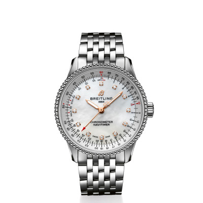 BREITLING NAVITIMER AUTOMATIC 35 LADIES WATCH A17395211A1A1