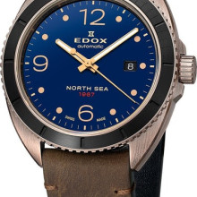 EDOX NORT SEA 1967 HISTORICAL LIMITED EDITION 80118 BRN BU1
